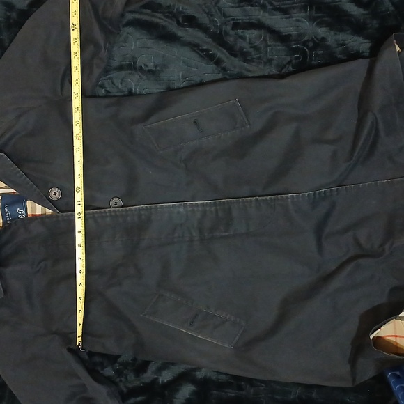 Burberry London Black Hooded Trench Coat - Picture 14 of 16